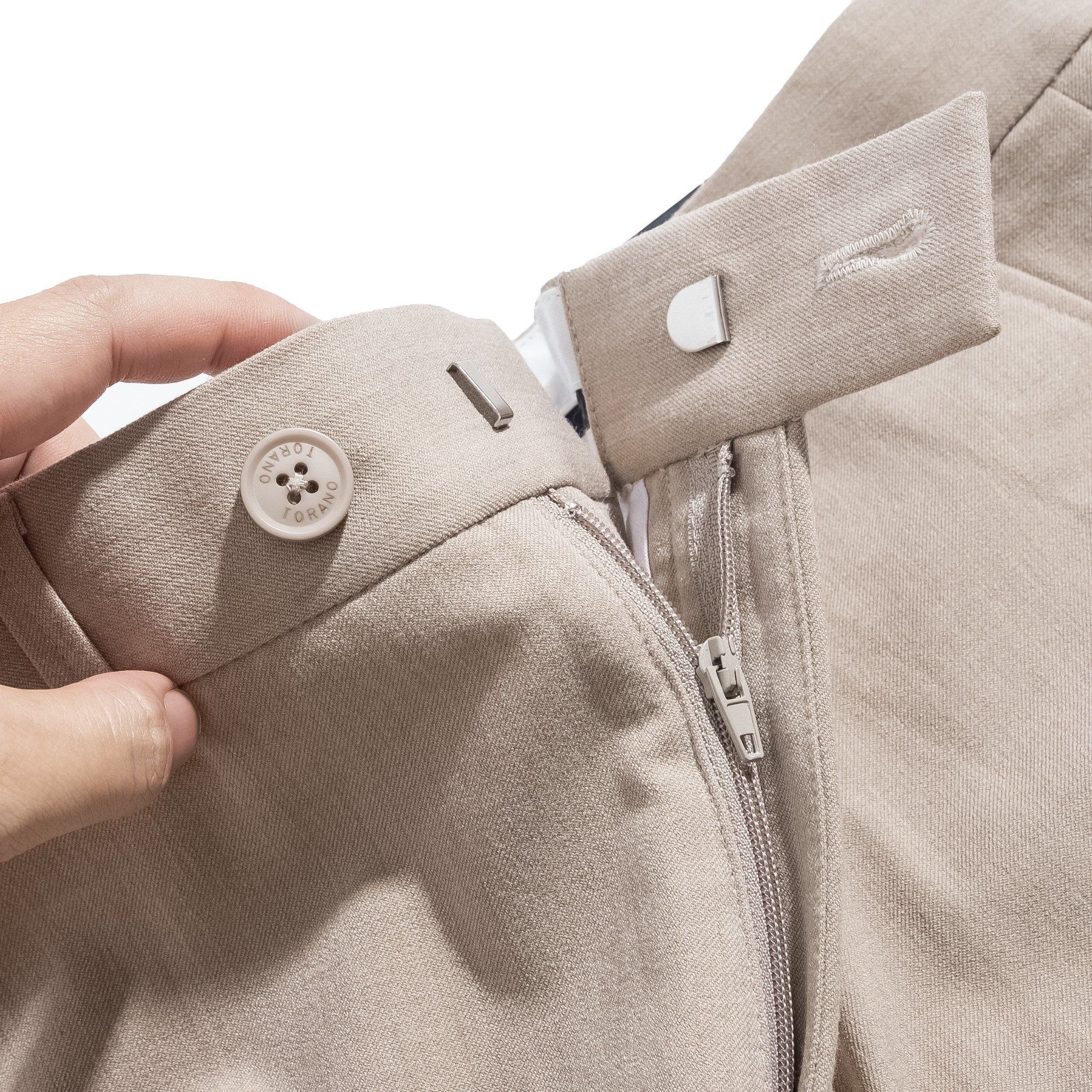 Quần âu slim-fit cạp trơn FABT003 - Ảnh 2